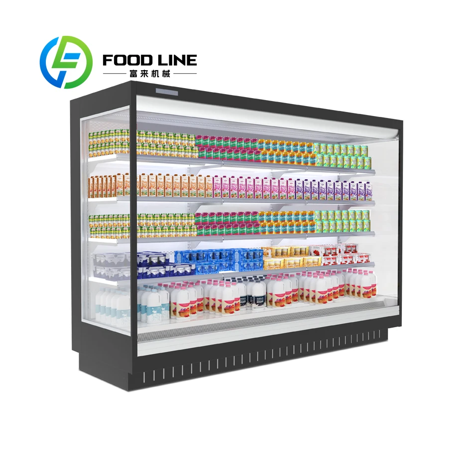 

Air Curtain showcase Commercial Fresh air Curtain Cabinet Refrigerator Refrigerated showcase