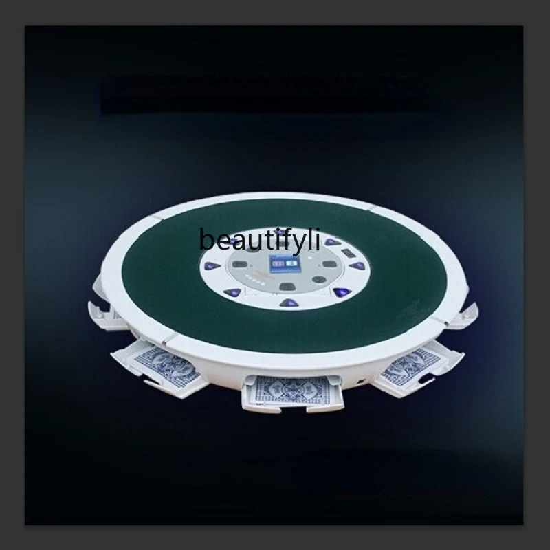 

yj Intelligent Automatic Poker Machine Dealing Device Poker Dealer Multi-Function Portable for Landlords