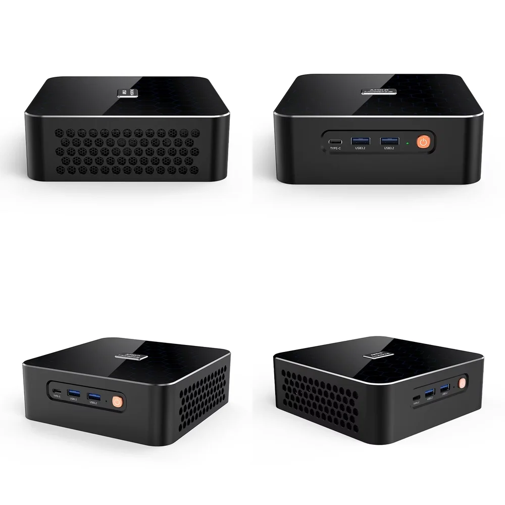 

ZKM600 Mini PC for AMD R7 8745HS R9 7940HS Dual DDR5 RAM Dual M.2 2280 SATA 2x2.5G RJ45 USB6 WiFi6 Win11 Gaming Desktop