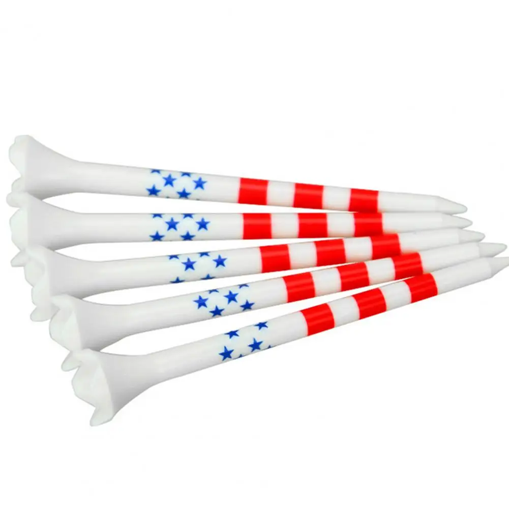 4-Prong Plastic Golf Tees 3-1/4inch Golf Tees for Minimize Friction And Side Spin And Maximum Distance Performance