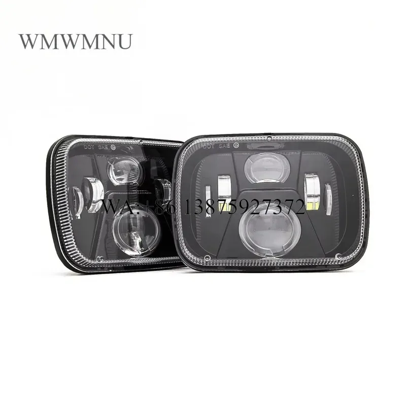 Wmwmnu for H6054 5x7 Square LED Headlight Sealed Beam High Low Beam New Condition