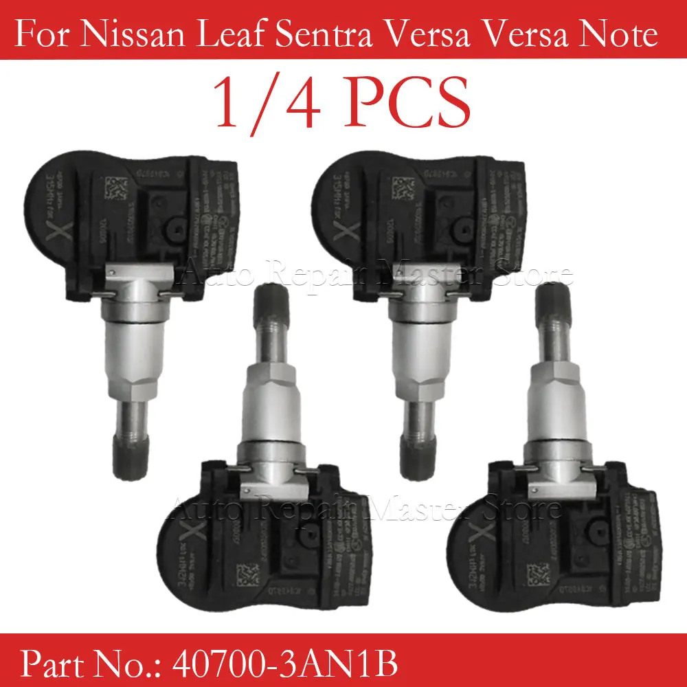 TPMS Tire Pressure Sensor 315MHz For Nissan Leaf Sentra Versa Versa Note 40700-3AN1B 40700-3AN1A