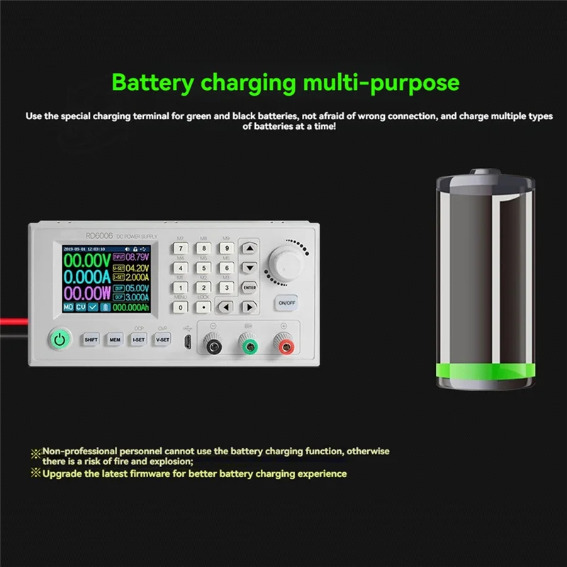 A98Z RD6006W التحكم الرقمي إمدادات الطاقة محول فرق الجهد 60 فولت 6A تيار مستمر الجهد التنحي إمدادات الطاقة وحدة تنظيمية