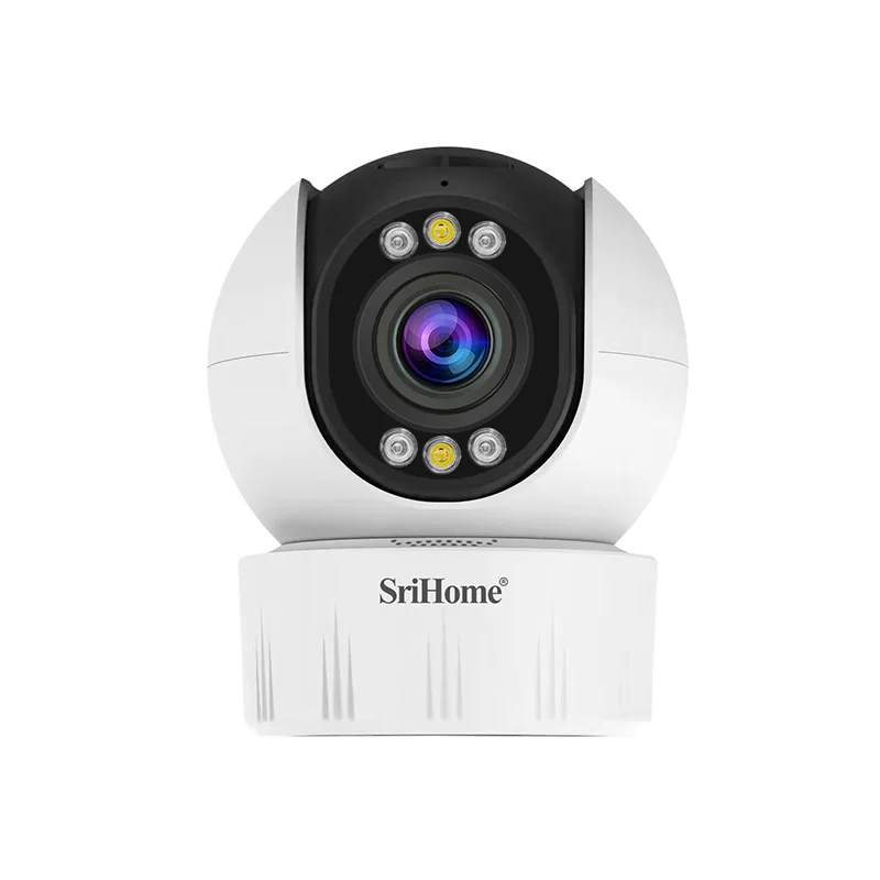 

Srihome SH046 5G 4MP 1440P Full Color Wireless PTZ IP Dome Camera AI Humanoid Detection Home Security CCTV Baby Monitor
