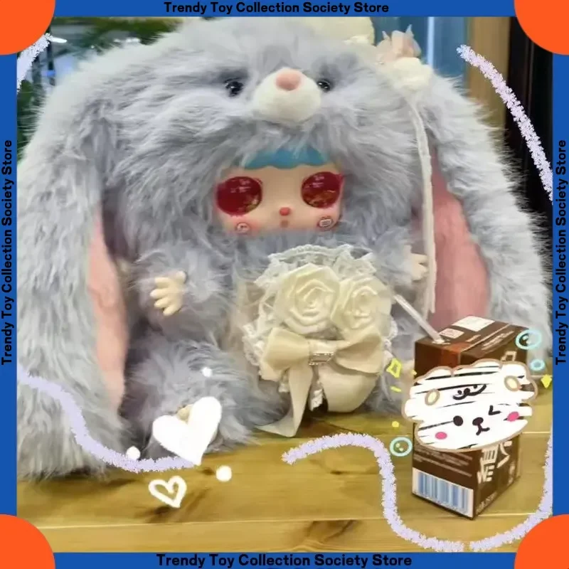 منتج جديد متوفر في المخزون مشابه لسلسلة Dou Xiaoxiao Nai Fu Tu Tu Sauce 600% صندوق أعمى من القطيفة لعبة قطيفة لطيفة وهدية مزخرفة #4