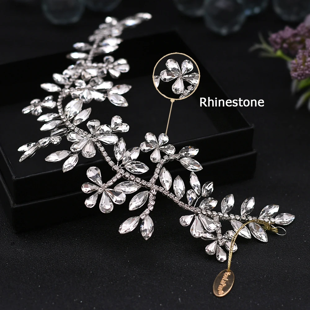 웨딩 헤어 장식에 대 한 Rhinestones 헤어 액세서리와 신부 머리 장식 웨딩 헤어 장식에 대 한 머리 띠 여자 보석