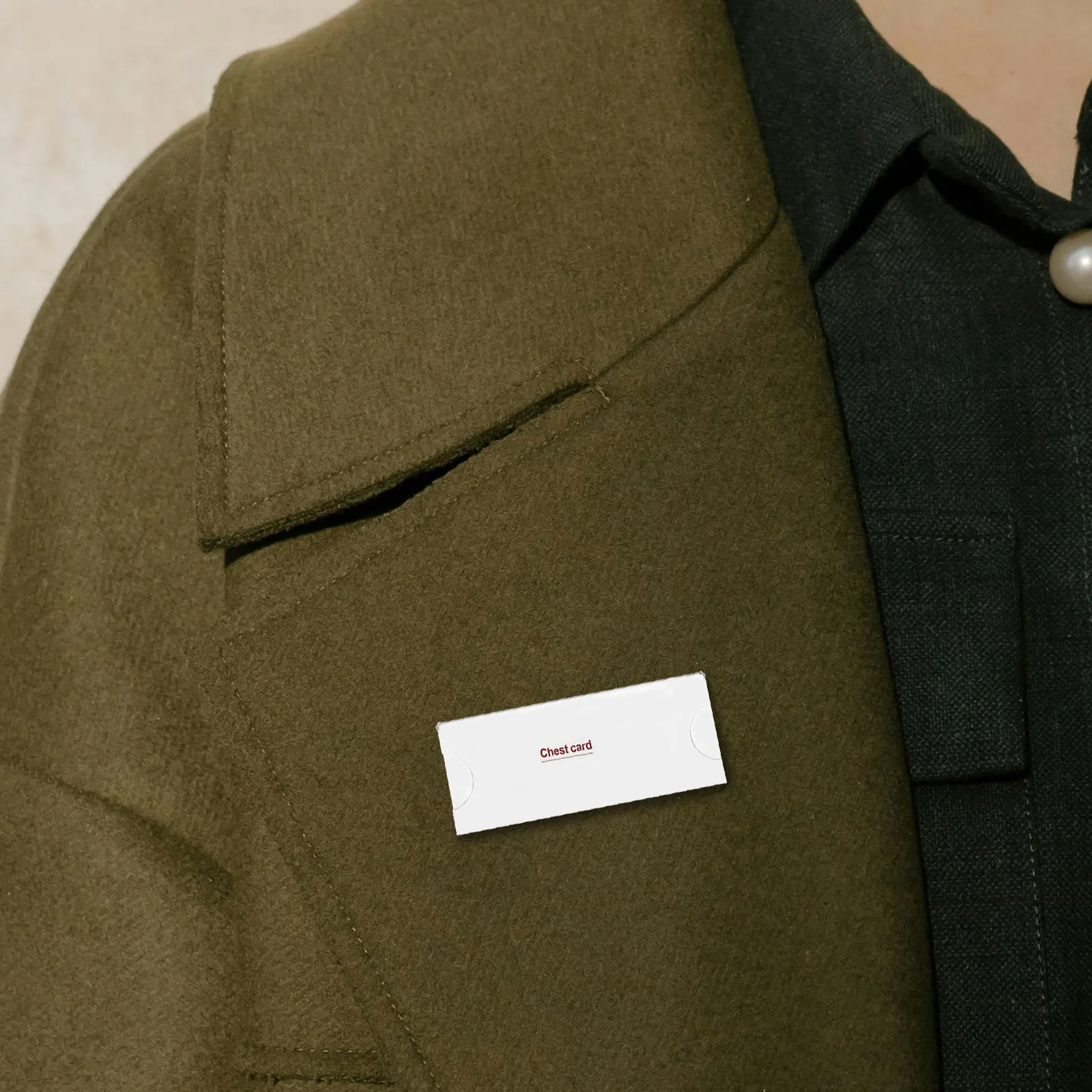 

4 Pcs Magnetic Transparent Breast Card Id Badge Holder Hard Rectangular Maker Waterproof Label Student