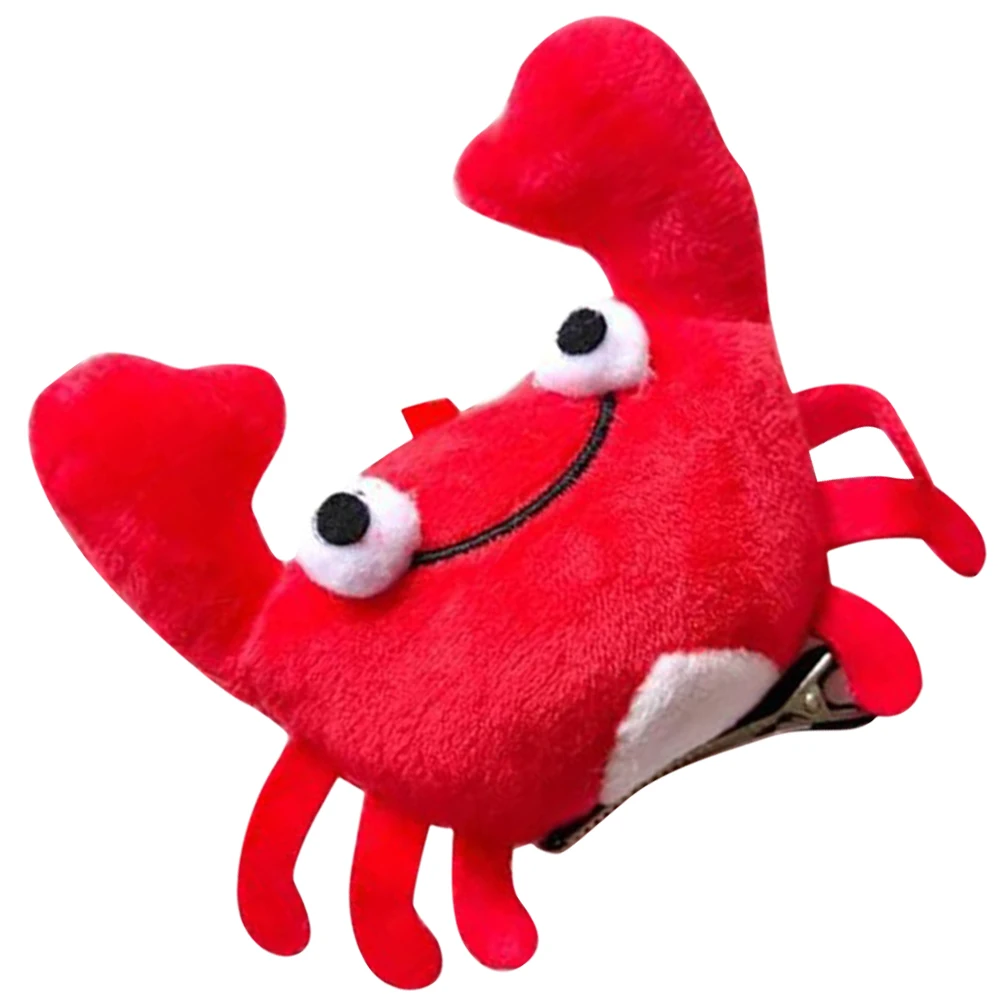 

Crab Hairpin Clip Funny Lovely Accessories Cartoon Barrette Large Pins Headdress Girls Women Hairstyles Daily Wear Parties
