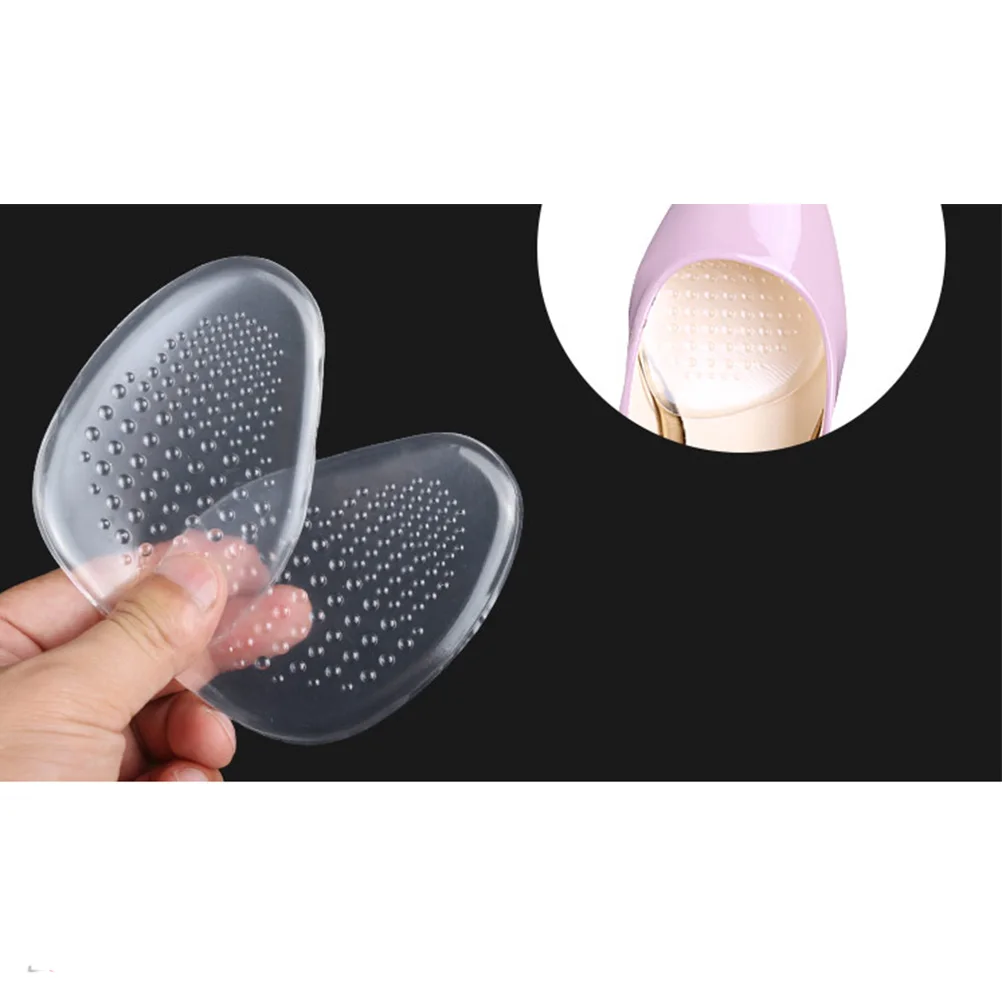 

High Heel Gel Pad Forefoot Shock Absorbing Inserts Arch Support Soft Gel Material Thickened Insoles Reduce Toe Pressure