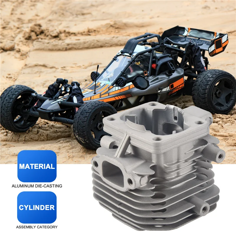 AEE7-29CC 4 Hole Cylinder Set Fit For Zenoah CY Rovan TSRC XJM Engine For 1/5 HPI Rovan Kingmotor Baja Losi FG Goped