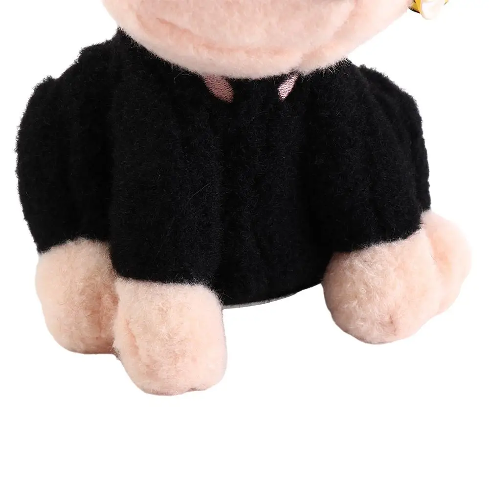 Perro negro, abeja eléctrica, perro, juguete de peluche, grabación, puede ladrar, abeja eléctrica, cachorro, muñeca que canta, aprender a hablar