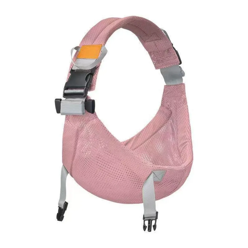 

Solid Color Baby Wrap Carrier Adjustable Infant Kangaroo Bag Infant Sling Backpack Newborn Front Holding Mesh Newborn Sling Wrap