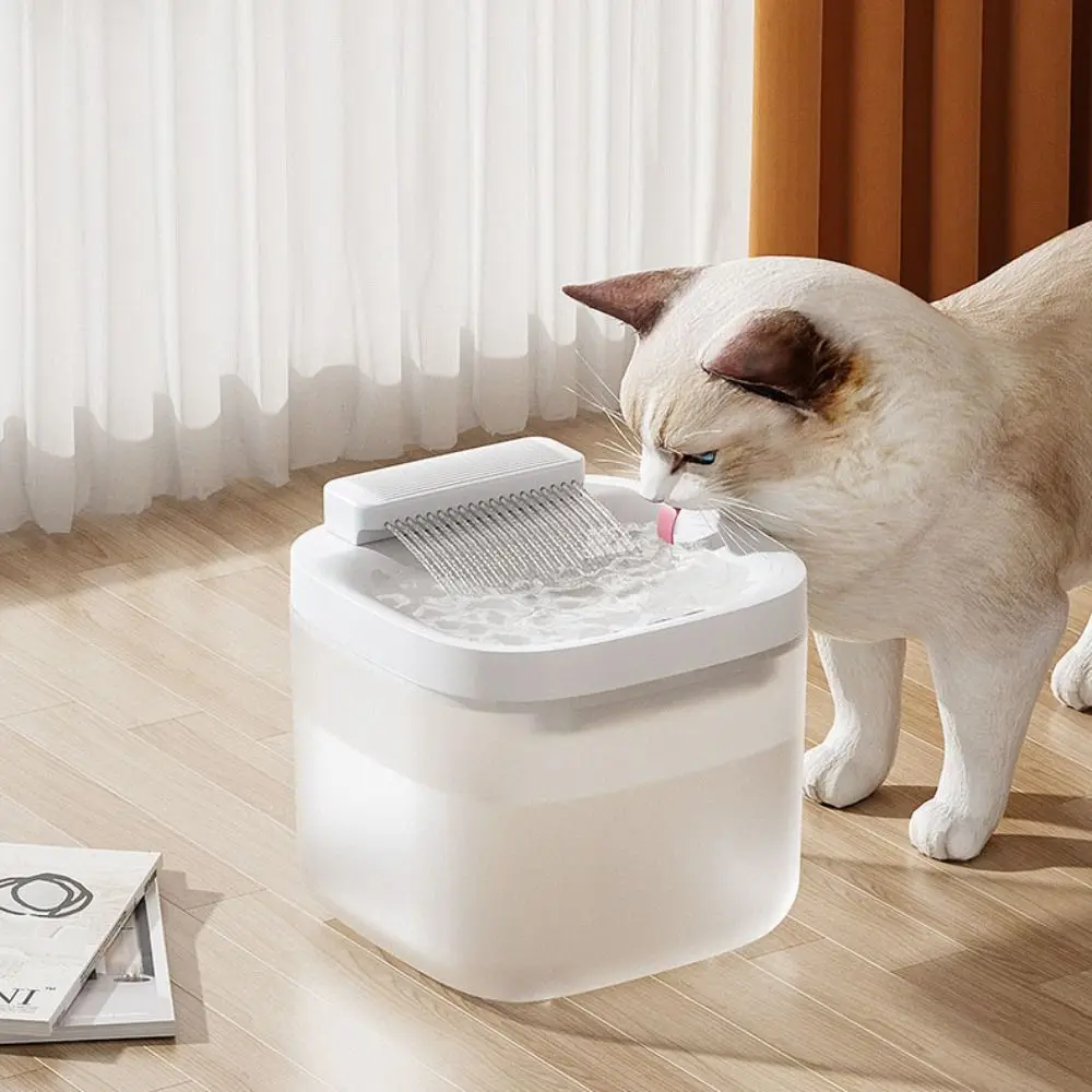

Automatic Pet Water Fountain Square 3L Dog Water Dispenser Circulation Filtering Silent Cat Water Drinker For Cats Puppy