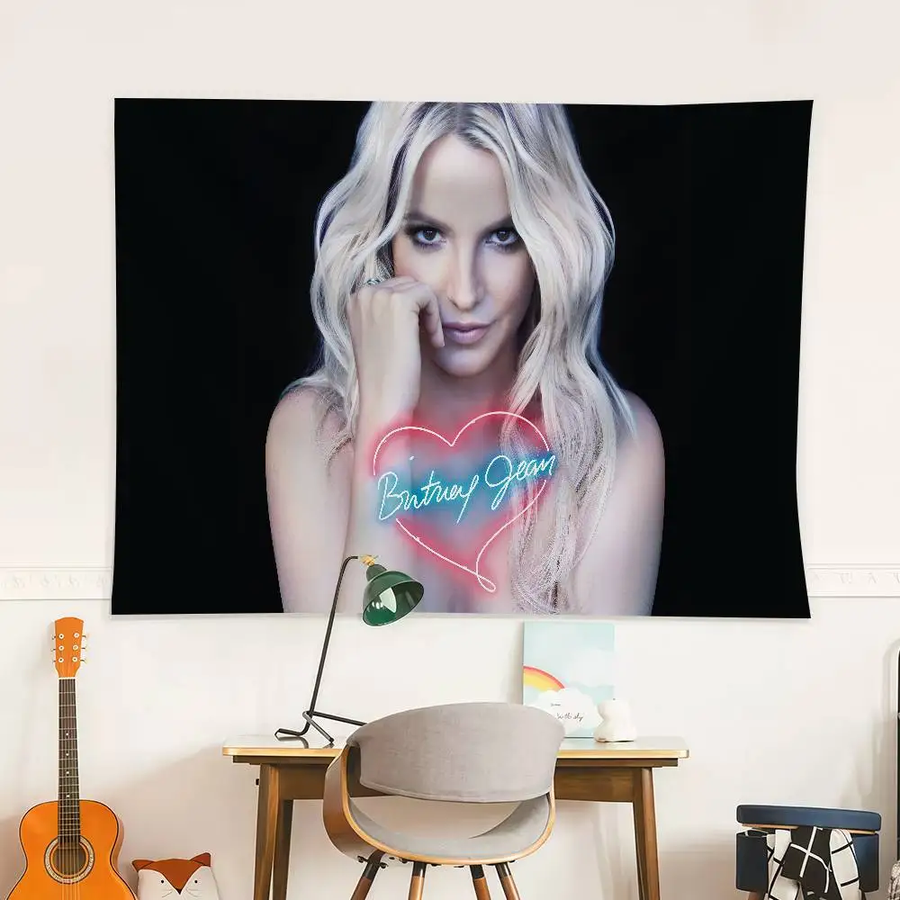 

B-Britney Spears Britney Jean Flag Decoration Outdoor Picnic Party Home Camping Party Art Hanging Banner