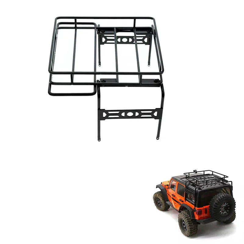 TBSCRC Metal Roof Rack Roll Cage for 1/10 RC Crawer Axial SCX10 313MM Wheelbase Jeep Wrangler Body Shell