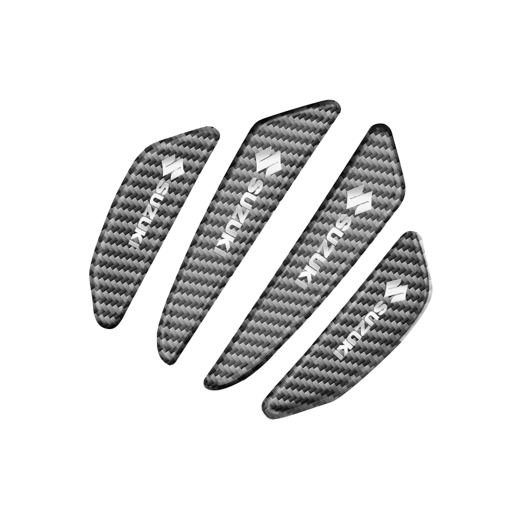 4 قطعة مصد للسيارات المضادة للتصادم قطاع باب السيارة خدش حامي ملصقات لسوزوكي جراند فيتارا بالينو SX4 سويفت جيمي الساموراي