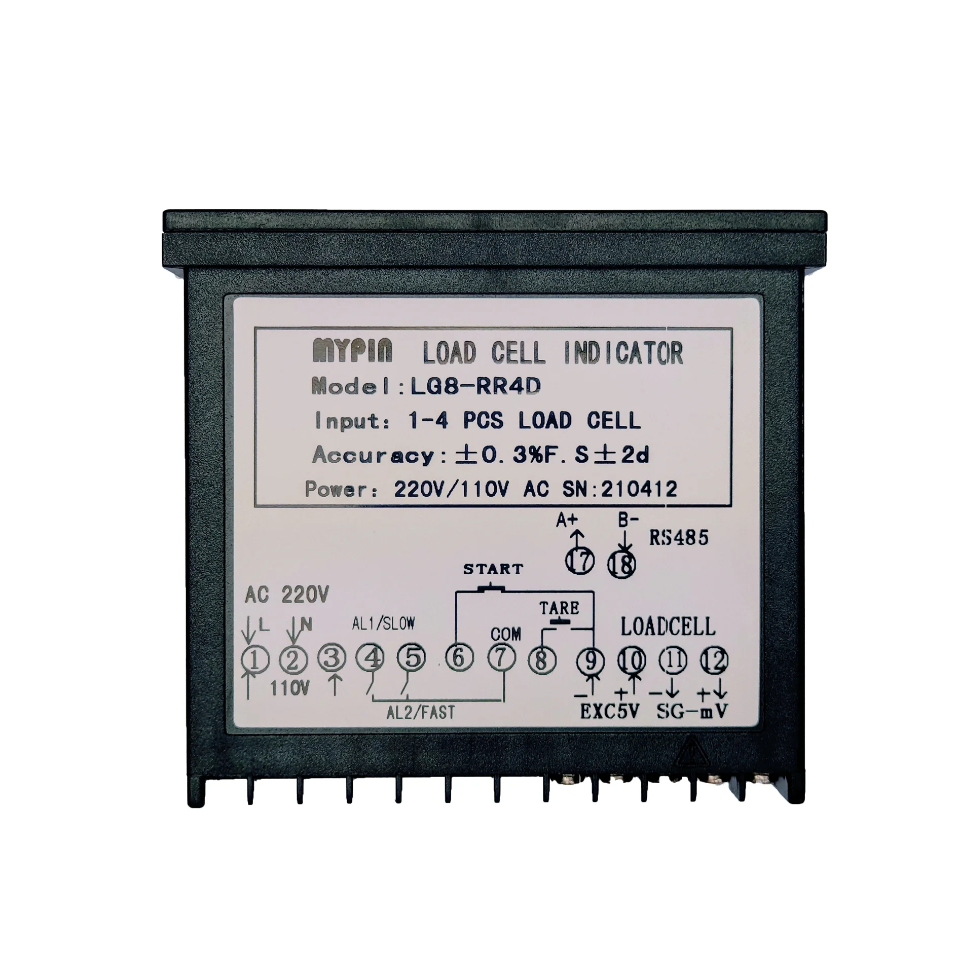 (LG86-RR4D) Controlador de pesagem de enchimento, controlador de pesagem de enchimento RS485, controlador de enchimento rápido e lento