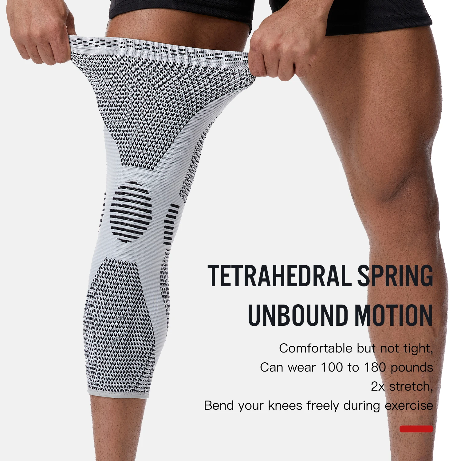 2PC Knee Braces For Knee Pain Knee Brace Compression Sleeve For Knee Pain Meniscus Tear Arthritis Pain Relief Knee Sleeves