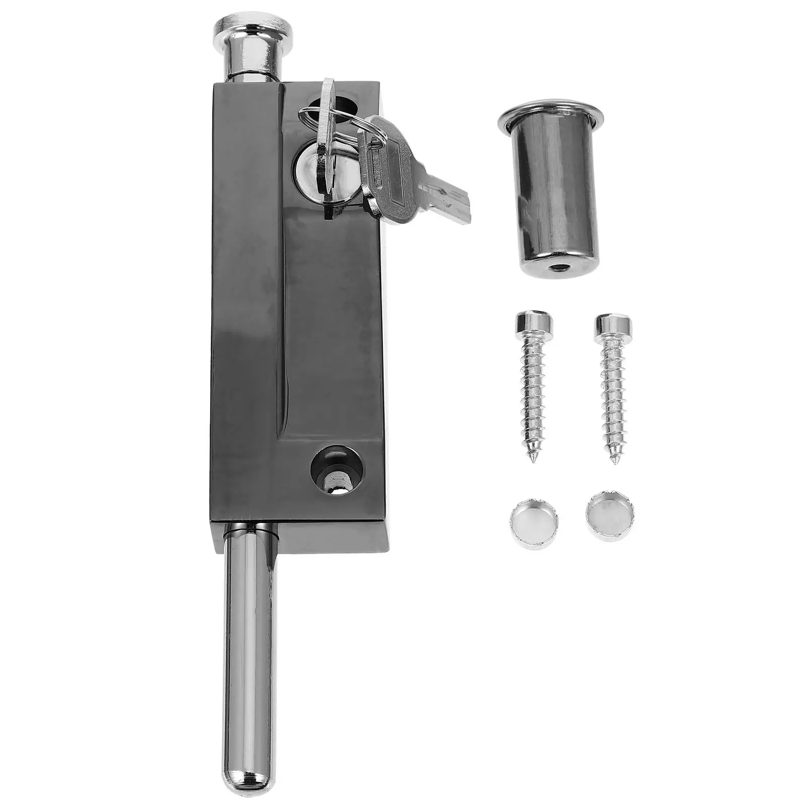 

Zinc Alloy Child for Front Sliding Doors Durable Sturdy Bolt Spring Latch Wood Door Hardware Anti Rust