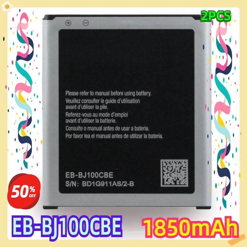 

Для Samsung EB-BJ100CBE J100H Galaxy J1 2015 Аккумулятор 2 шт.