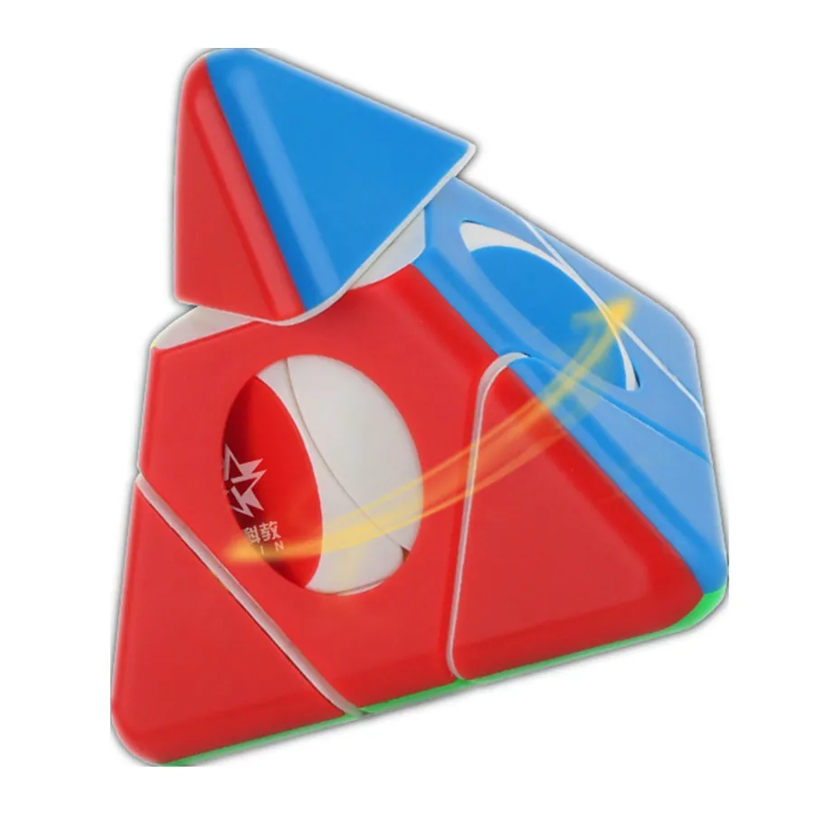 YUXin ลูกบาศก์มหัศจรรย์ทรงปิรามิด2x2ของเล่นเพื่อการศึกษาสำหรับเด็กของขวัญสุดพิเศษ