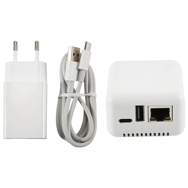 1PCS NP330 Network USB 2.0 Print Server USB2.0 100Mbps EU Plug New Arrivals in Stock