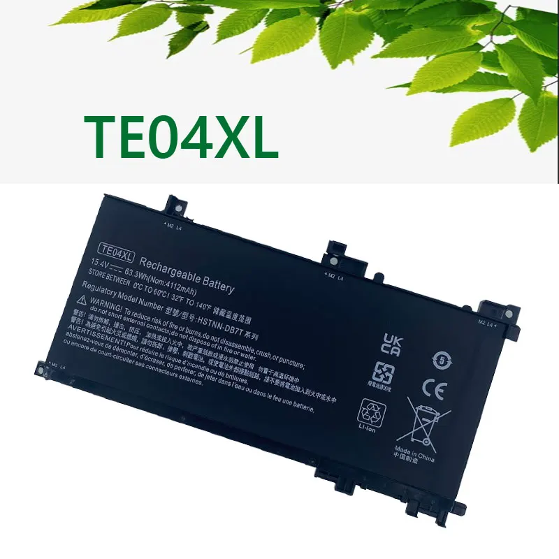Аккумулятор для ноутбука TE04XL для HP OMEN 15-AX200 15- AX218TX 15-AX210TX 15-AX235NF 15-AX202N 15-BC200 HSTNN-DB7T 905277 -855