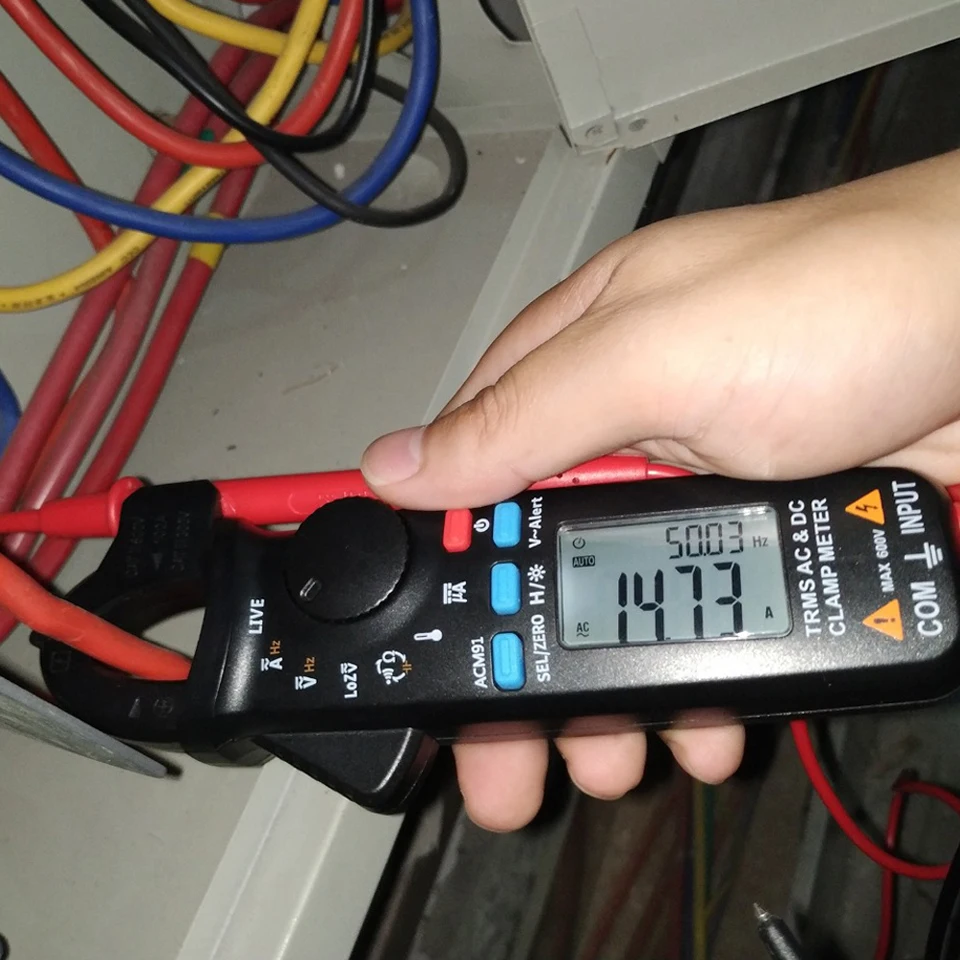 Digitales Zangenmessgerät 1mA Präzisions-Amperemeter DC AC 100A Professionelles Multimeter Auto-Voltmeter Tester – Detail 17