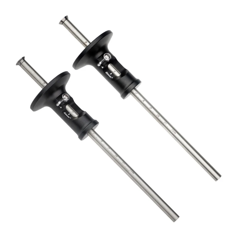 Woodworking Scribe DIY Tool Aluminum Alloy Marking Gauge Scribe Multi-functional