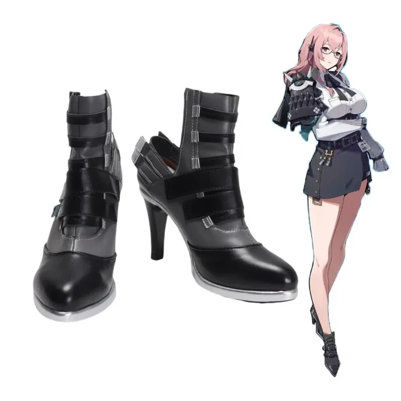 

NewGame Zenless Zone Zero Tsukishiro Yanagi Cosplay Shoes Boots Anime Chinese Style Halloween Party Costume Props for Men Women2