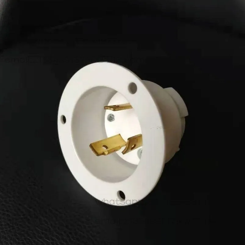 White L6-30/lead-mounted embedded type, US standard UL plug LK-6332FI concealed, spot quick delivery