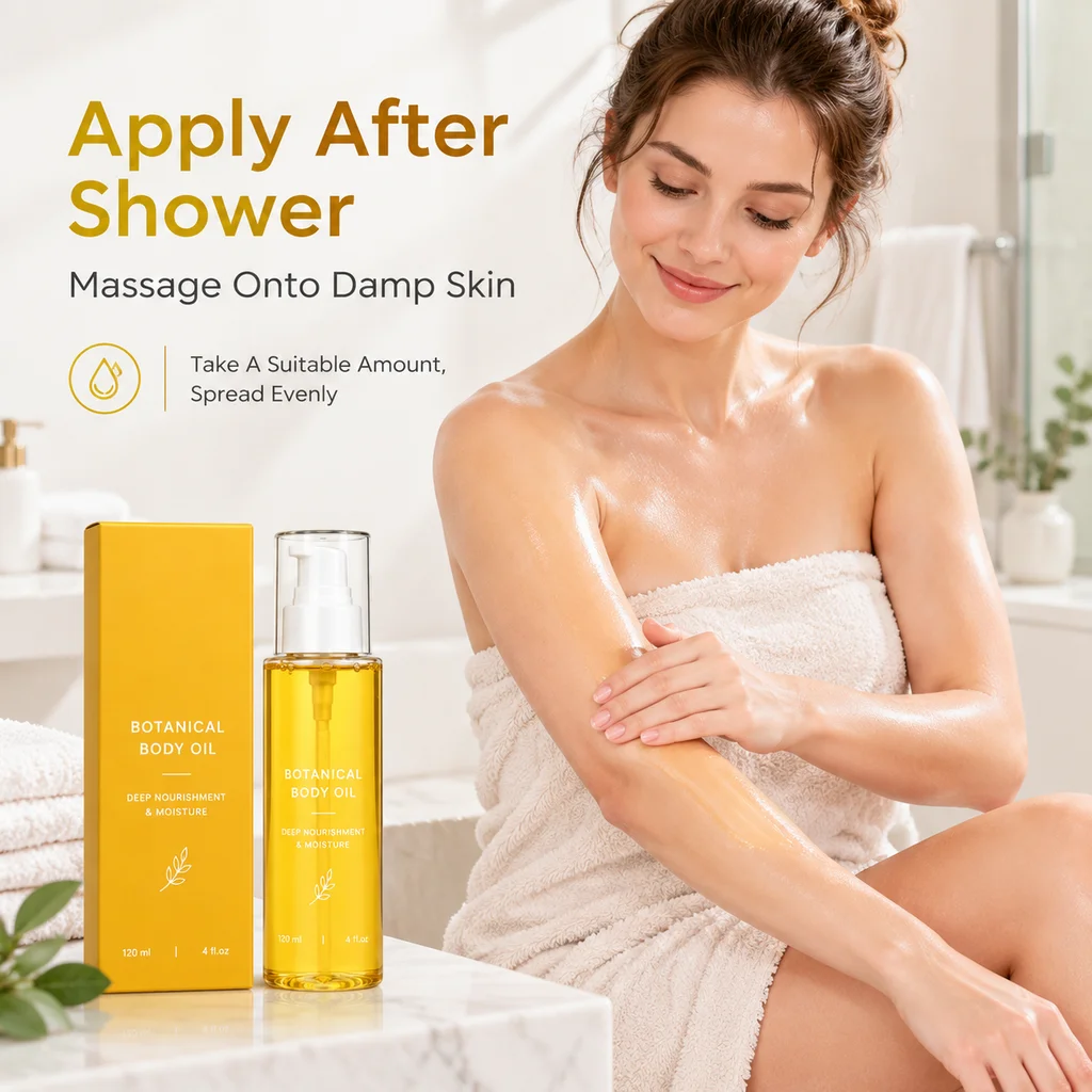 Body Oil For Dry Rough Skin Softening Lightweight Moisturizing Body Essence Oil Fast Absorbing Nourishing Skincare For Women Men
