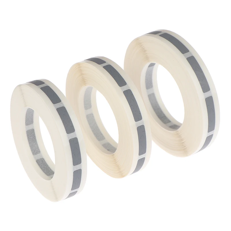 1000 unidades/rolo manual zero etiquetas adesivas fita cinza em rolos codificação sobreposição filme jogo