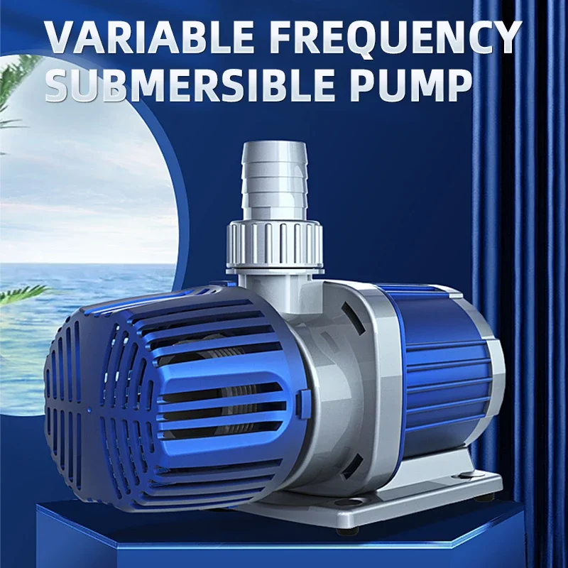 

Fish Tank Variable Frequency Submersible Pump Silent Low-pressure Filter Circulation Pumping Dual-purpose Bottom Suction Pump