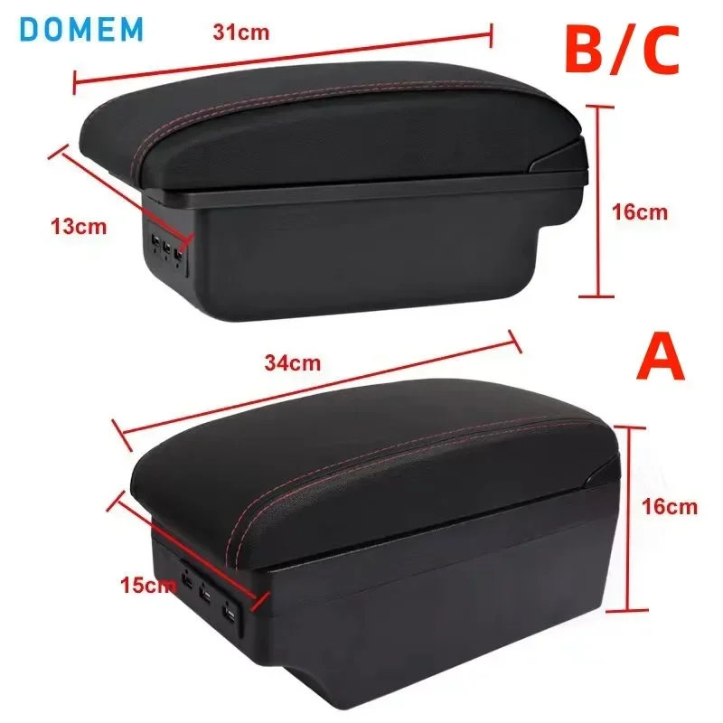 New Storage Box For Renault Clio 4 Armrest For Renault Captur Clio 3 III IV Armrest box Car accessories Storage box cup holder