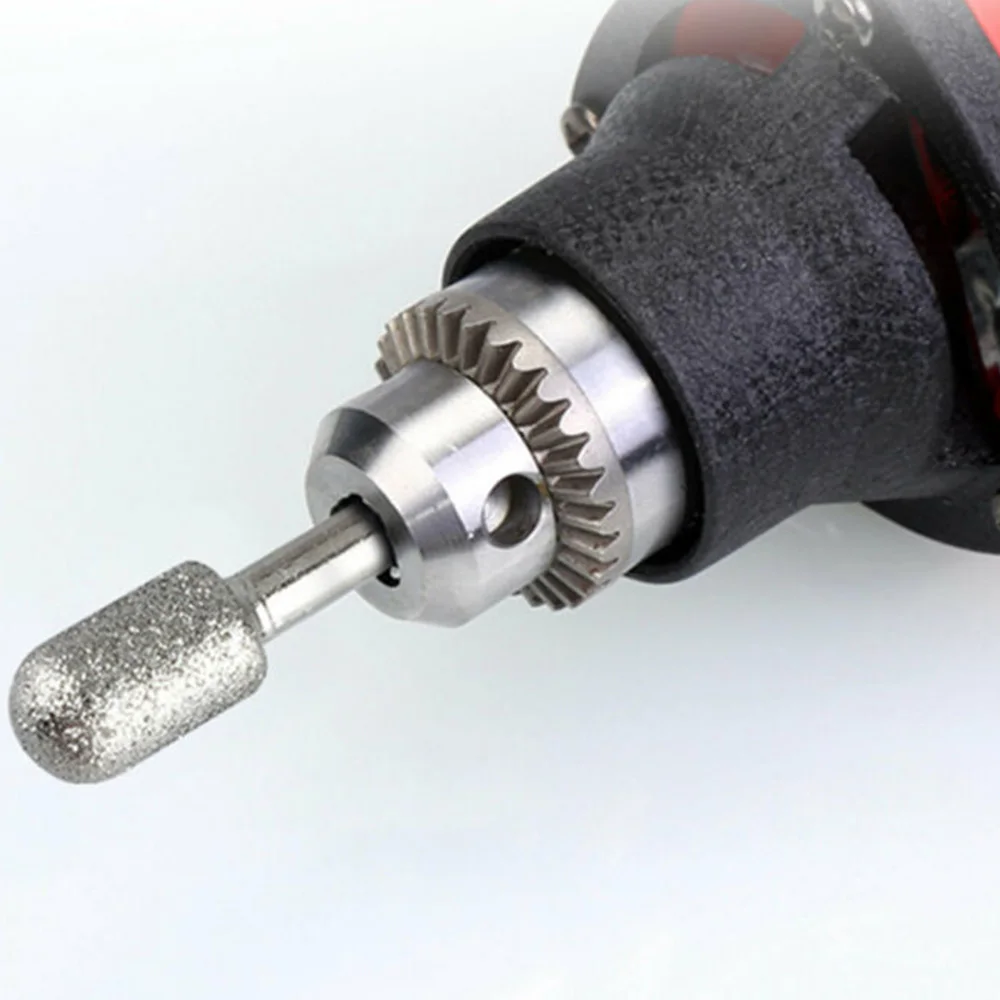 Imagem -05 - Galvanizado Burr Diamante Conjunto Brocas Conjunto para Cortador Mental Ferramenta Rotativa Burr Rotary Ferramenta Elétrica de Moagem 120 Grit 20pc