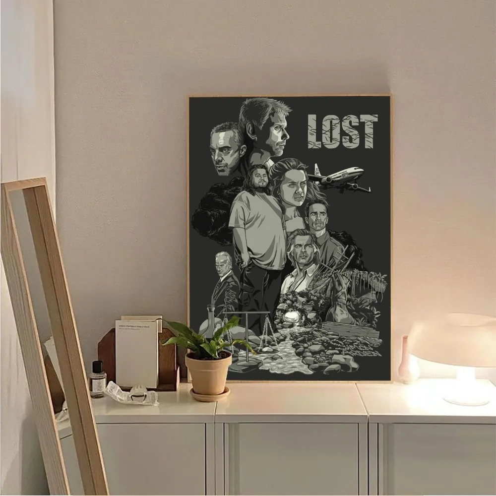 Lost movie Poster No Framed Poster Kraft Club Bar Paper Vintage Poster Wall Art Painting Bedroom Study Stickers