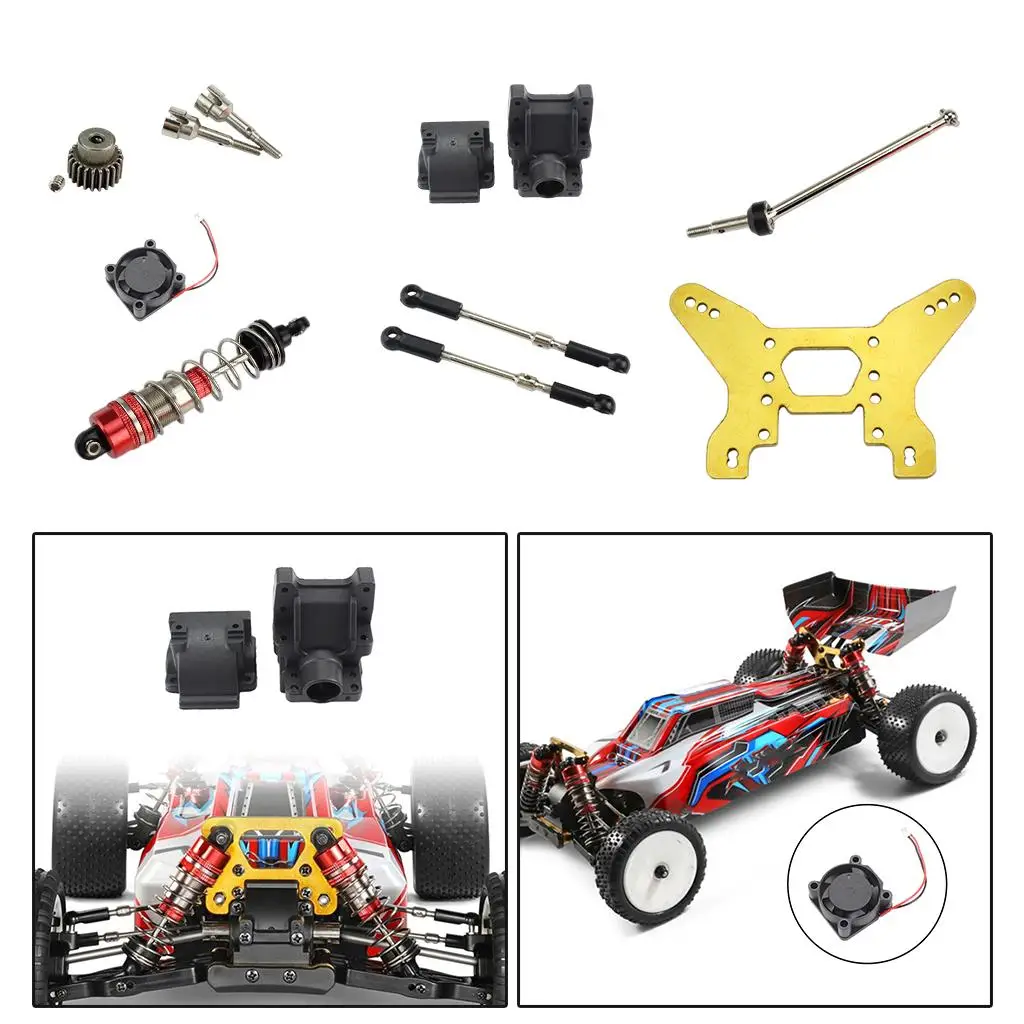 Wysokowydajne części do modernizacji samochodów RC do gąsienicowego ciężarówki Monster Truck w skali 1:10