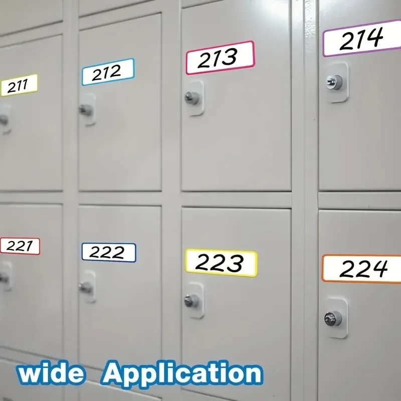 20 шт. многоразовые магнитные этикетки для сухого стирания — красочные стираемые маркеры для домашних заданий, заметок на холодильник, организация офиса и дома