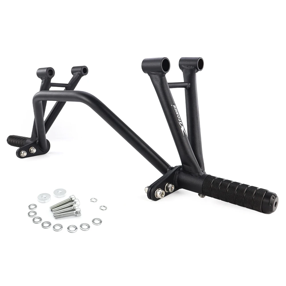 

Motorcycle Rear Footrest Subcage Passenger Peg Support Stunt Step Plate Trident 660 2021 2022 2023 2024 2025 Fit For Triumph