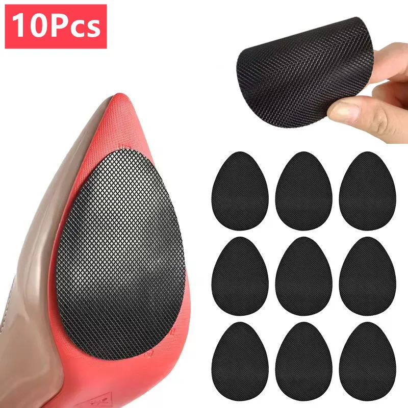 2/10pcs Anti Slip Rubber Sticker on The Sole Self-Adhesive Shoe Mat Insoles High Heel Sticker Sole Protector Shoe Pads