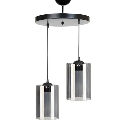 

Avizevi Decorative Modern Smoked Glazed Sea 2'li Pendant Lamp Chandelier