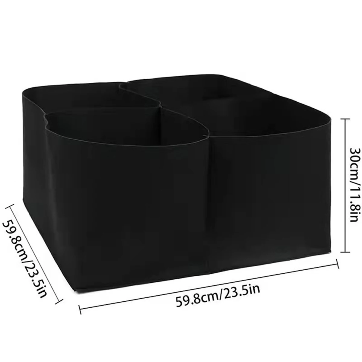 Felt Fabric Raised Garden Bed Plant Bag - Large Grow Bags for Container Gardening - Durable Fabric Planters for Planting Vegetab