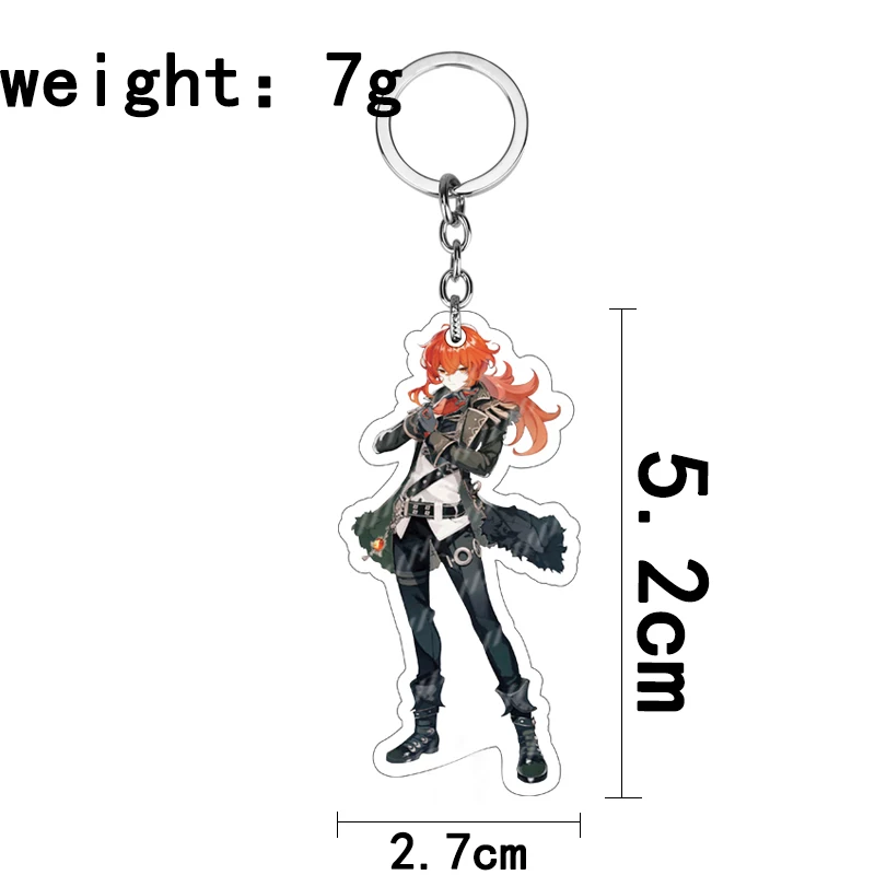 Genshin Impact Exquisite Character Pendant Yae Miko XIAO Arataki Itto Key Chain Small Birthday Present Friend Keychain Purse