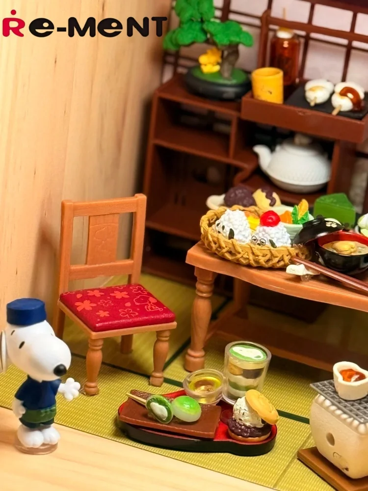 ร้านอาหารสโนปี้ คาเฟ่ ของสะสมโบราณ ฉากจิ๋วในกล่องไข่ ของเล่นแบบสุ่ม งานฝีมือ ฉากจำลอง