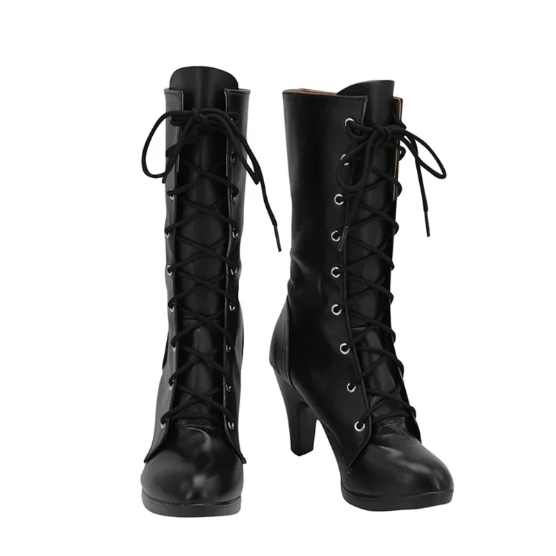 لعبة فاينل فانتسي FF7 طبعة جديدة من تيفا أحذية كوسبلاي أحذية دعائم لحفلة الهالوين لعب الأدوار مصنوعة حسب الطلب Aksesori #6