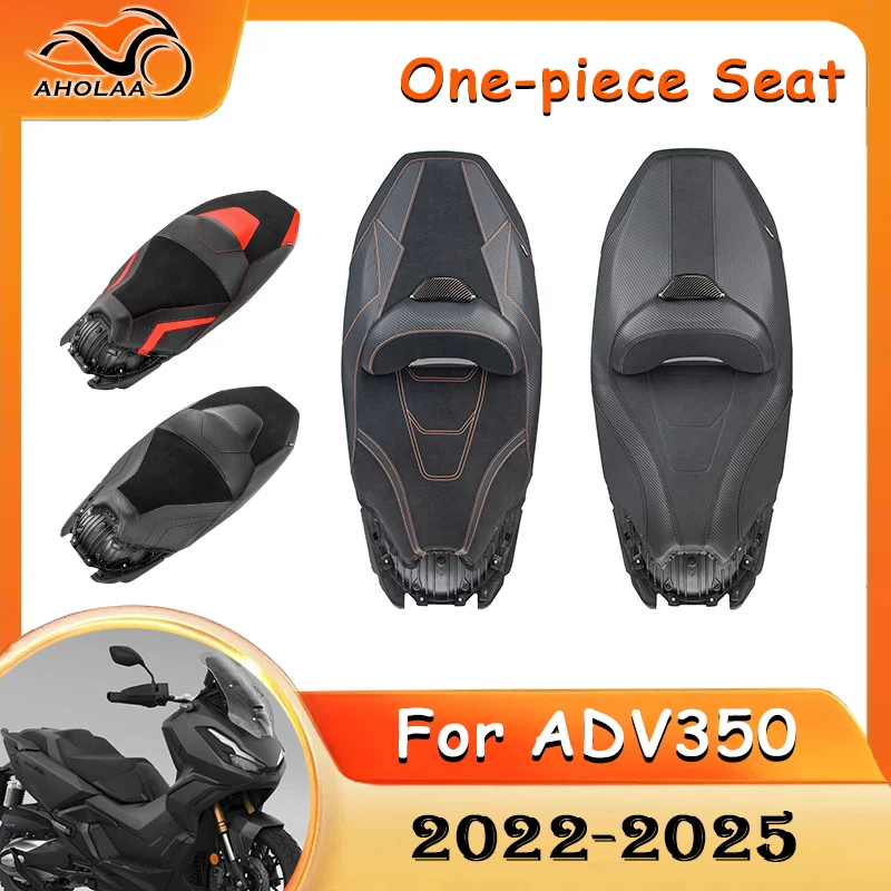 

For ADV 350 Motorcycle One-piece Seat Front Rider Driver Rear Passenger Whole Cushion For Honda ADV350 2022-2025 2024 2023