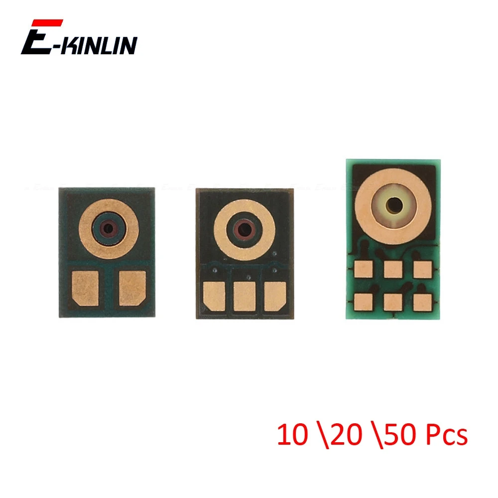 50 Uds para iPhone 11 12 13 mini 14 15 16 Pro X XS Max XR 6 6S 7 8 Plus 4 5 5C 5S SE micrófono interno piezas de reparación de altavoz