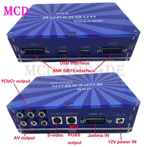 CBOX V4.0 arcade controller with external converter, compatible with /SNK/IGS/CPS/KONAMI deck board for any JAMMA arcade game