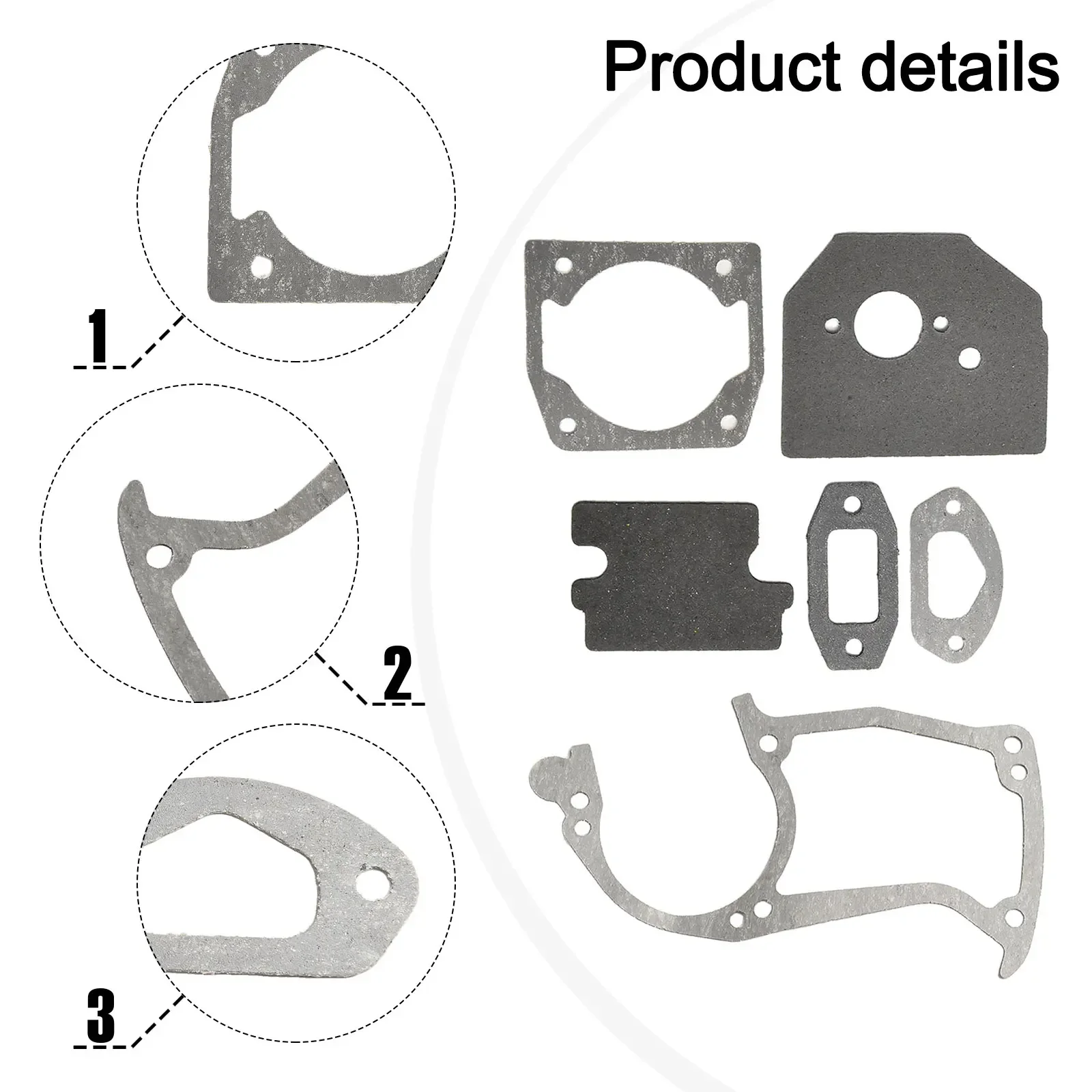 Tools Gaskets Home Tool Garden Gasoline Long Lasting Paper Fiber Performance Secure Chainsaw For 45cc 52cc 58cc